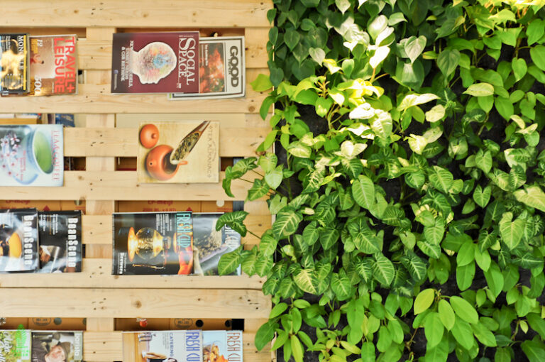standalone green wall office Singapore