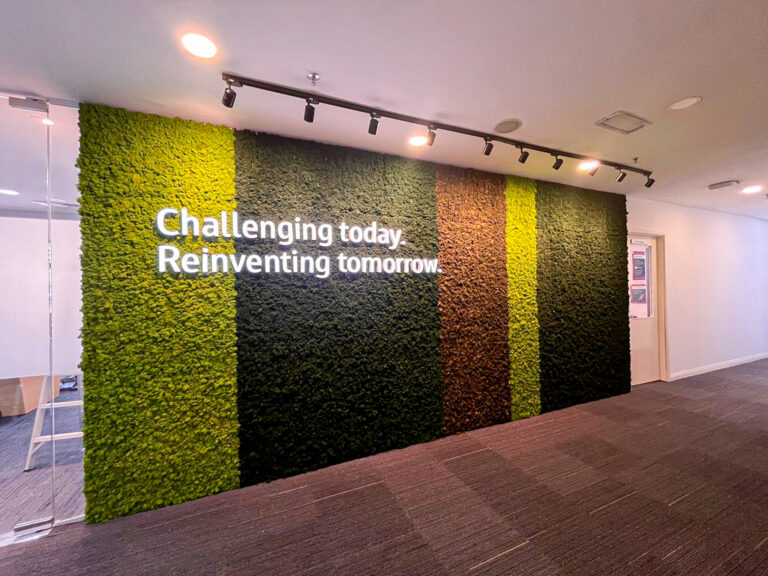Moss Wall Preserved Wall Singapore Malaysia Philippines Office Design Interior Design