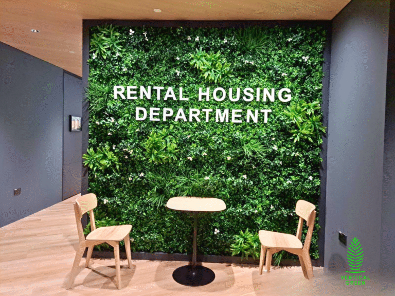 Artificial Green Wall Artificial Plant Mat Residential Singapore Malaysia Philippines Vertical Green Global