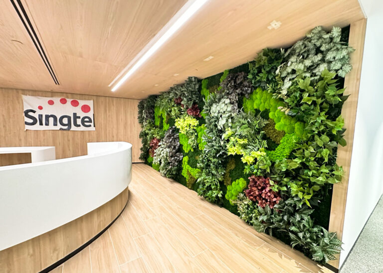 Moss Wall Preserved Wall Singapore Malaysia Philippines Office Design Interior Design Vertical Green