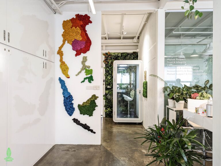 Moss Wall Preserved Wall Singapore Malaysia Philippines Office Design Interior Design