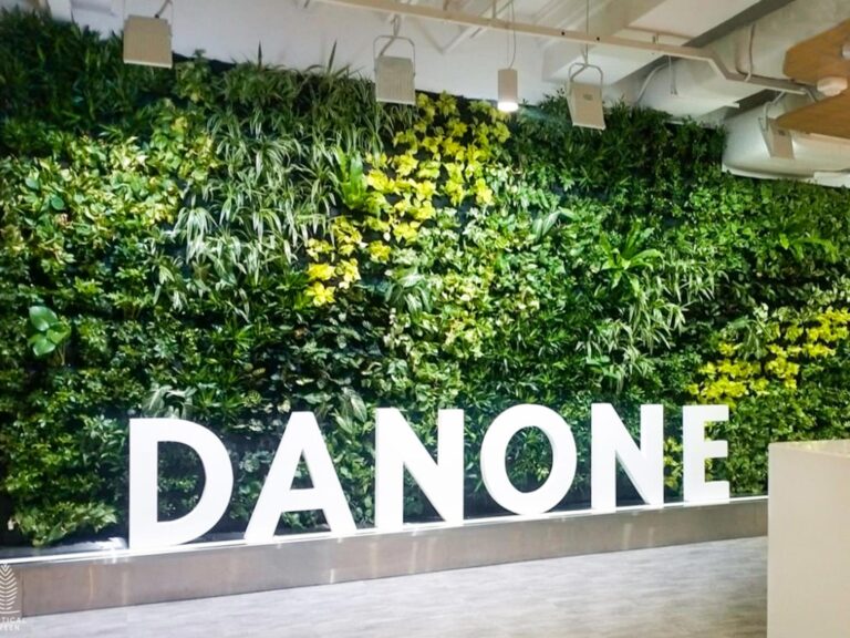 Danone Vertical Green Live Green Wall Singapore Malaysia Philippines Interior Design Office Design